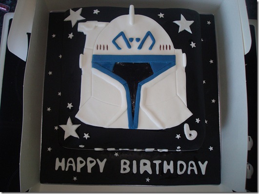 Star Wars Captain Rex Cake