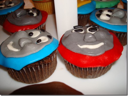 Thomas the Tank Engine Cupcakes