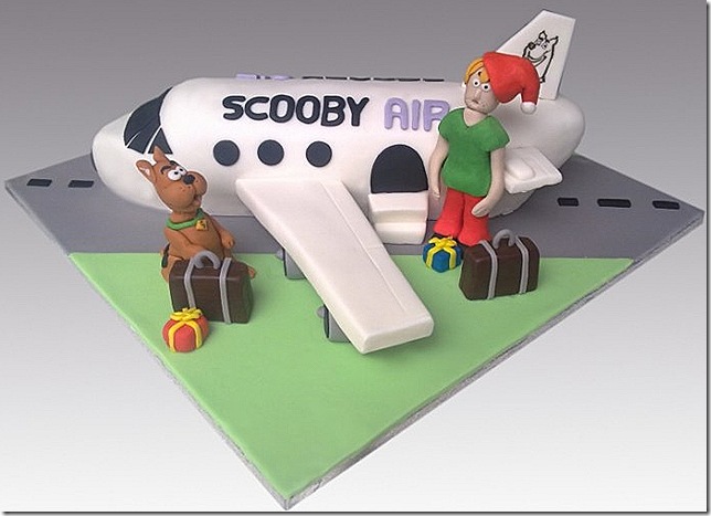 Scooby-Doo Christmas Cake
