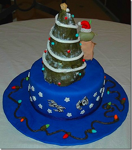 Star Wars Christmas Cake 