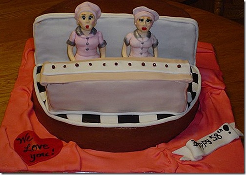 I Love Lucy Cake