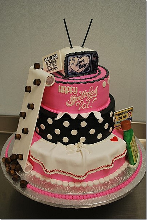 I Love Lucy Cake 