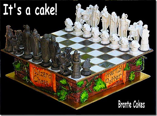 Harry Potter Wizard Chess Cake