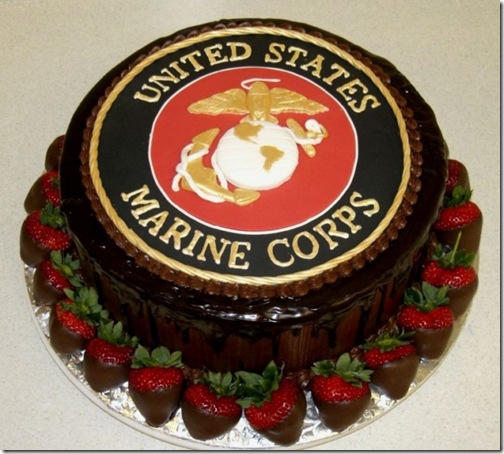 Marine Groom's Cake