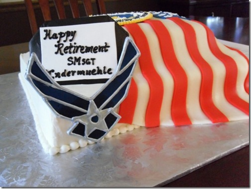 Airforce Retirment Cake 