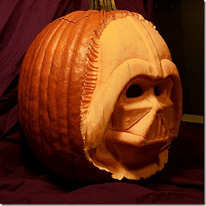 Darth Vader Pumpkin Carving
