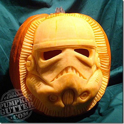 Stormtrooper Pumpkin Carving