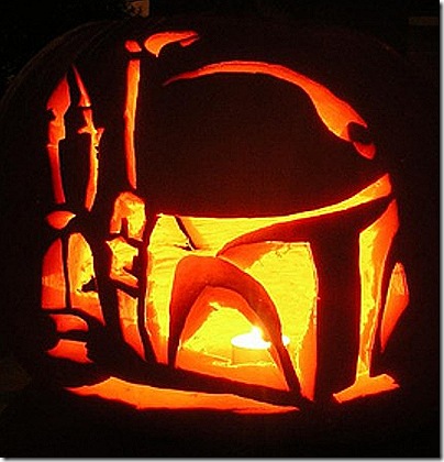 Boba Fett Pumpkin Carving