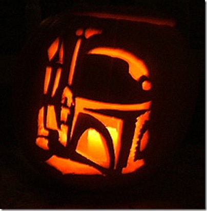 Boba Fett Pumpkin Carving