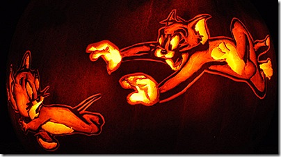 Tom and Jerry Pumpkin Carving