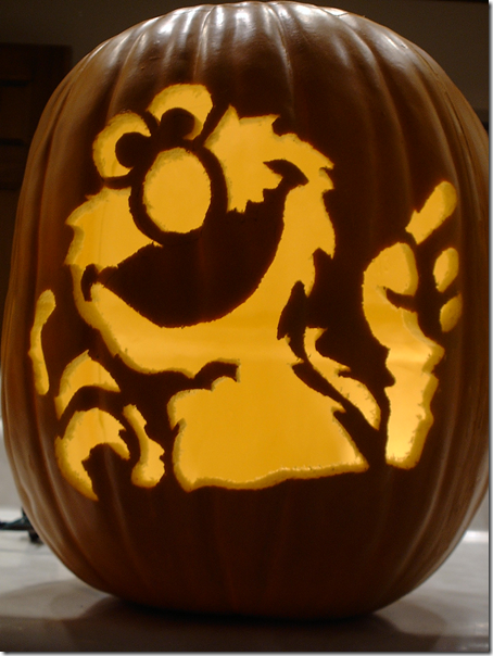 Elmo Pumpkin Carving