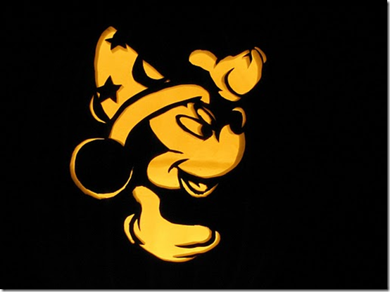 Sorcerer Mickey Pumpkin Carving