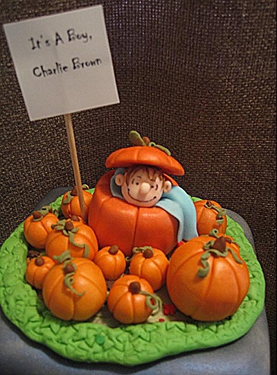 Charlie Brown Halloween Cake