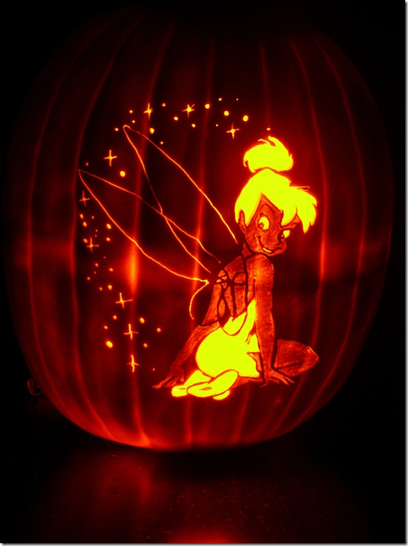 Tinker Bell Pumpkin Carving