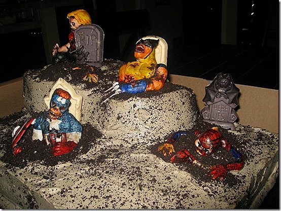 Marvel Zombies Cake
