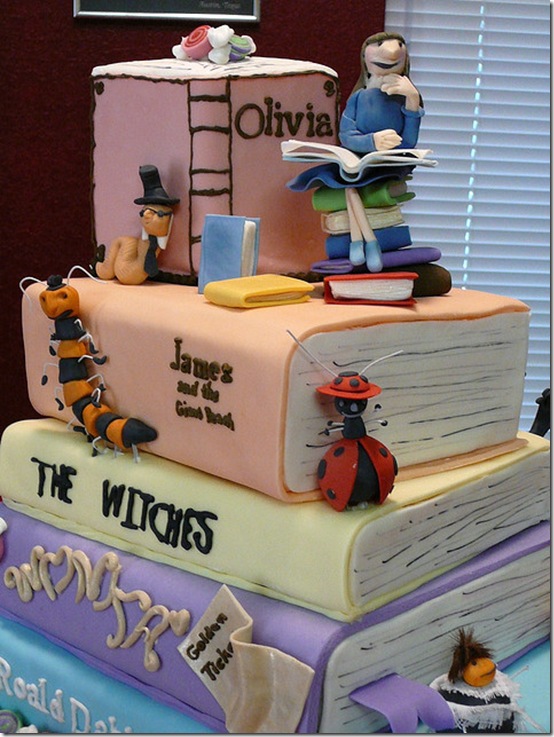 The Works of Roald Dahl Cake