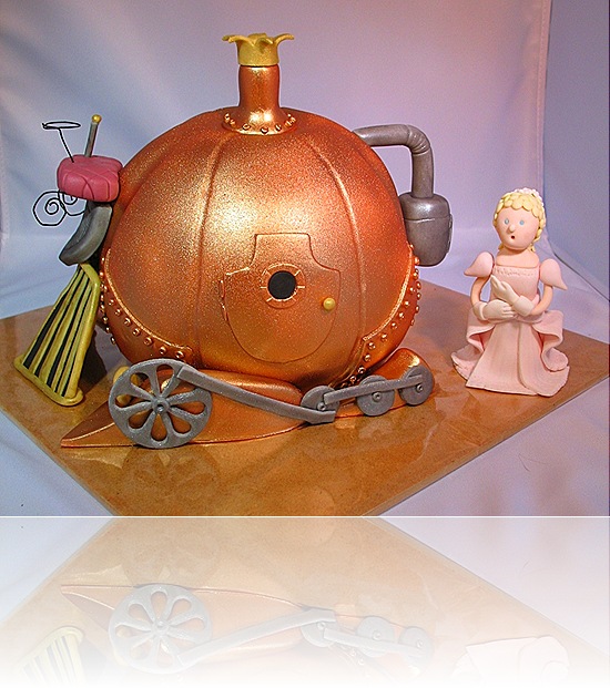 Steampunk Cinderella Cake