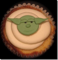 Yoda Cupcake