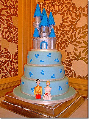 cinderella wedding cake