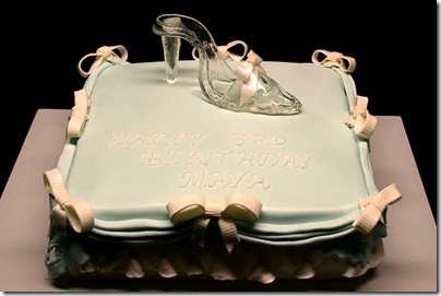 Cinderella's Glass Slipper Cake