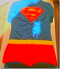 Superman Cake