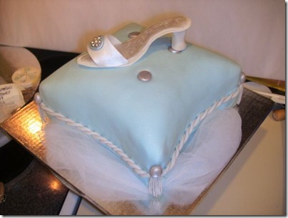 Cinderella's Glass Slipper Cake