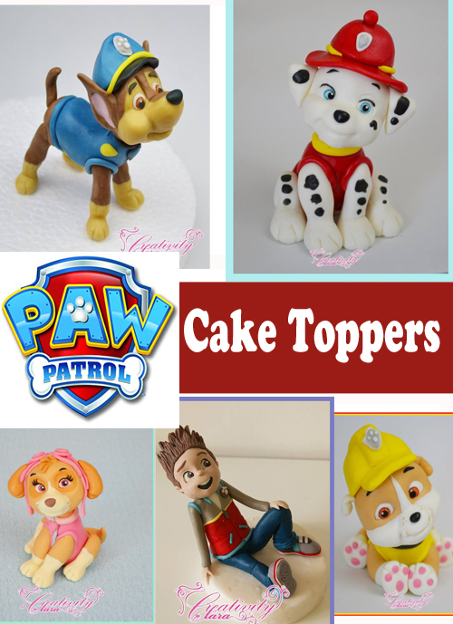 Paw Patrol Cake toppers copy