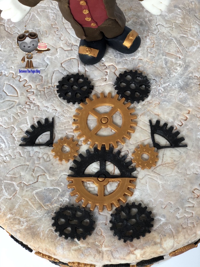 Steampunk Gears Mickey Mouse cake topper