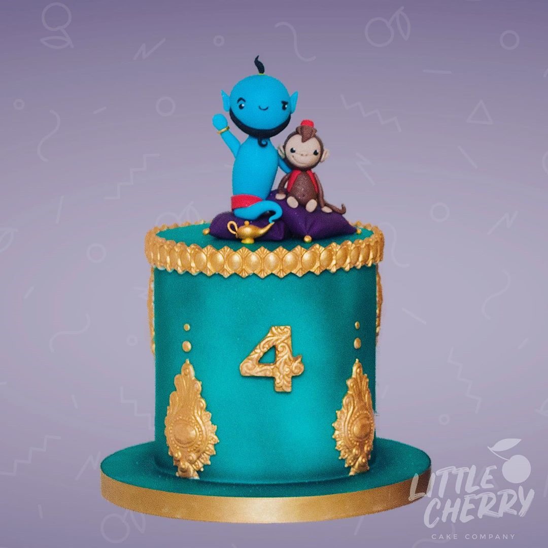 Genie 4th Birthday Cake