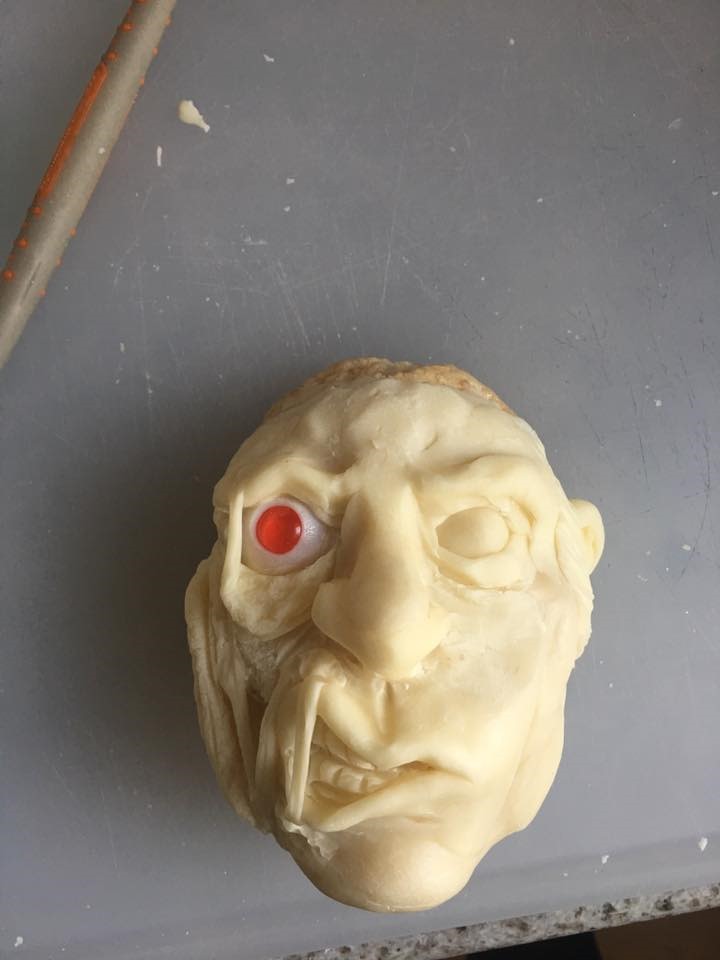 Jonah Hex Head Made From Modeling Chocolate