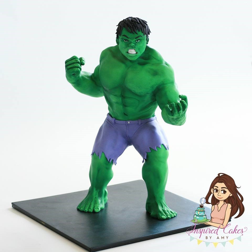 Incredible Hulk 4th Birthday Cake