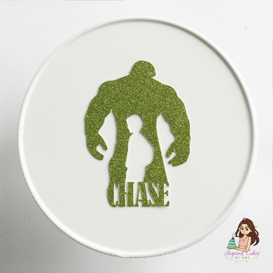 Incredible Hulk Cake Topper