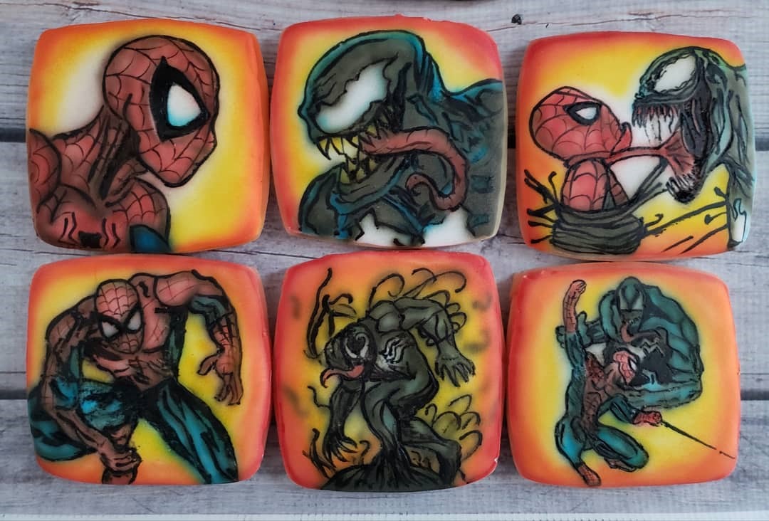 Spider-Man & Venom Cookies