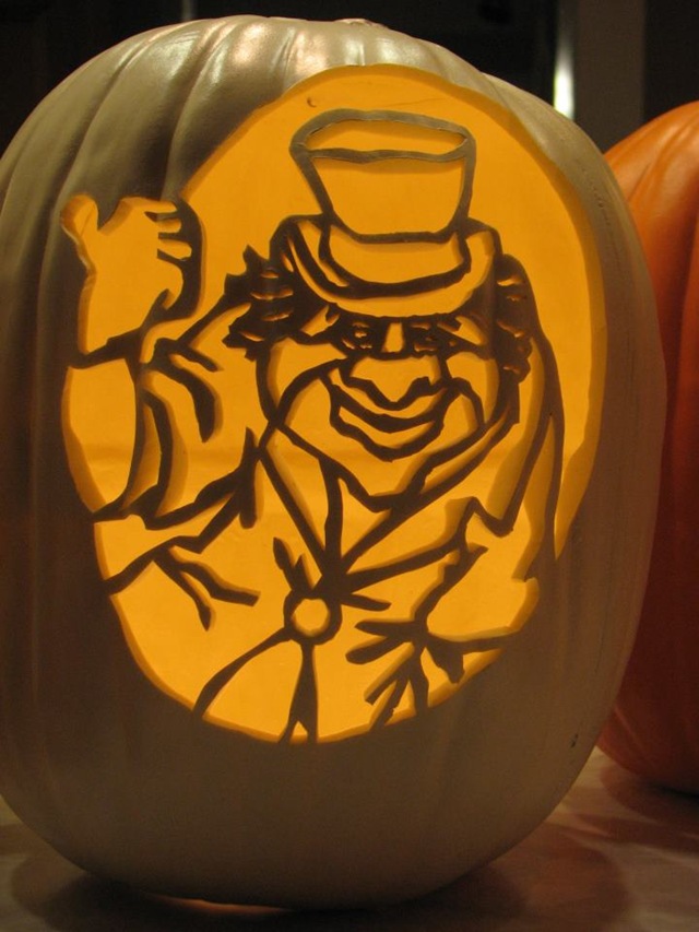 Hitchhiking Ghosts Pumpkin Carving
