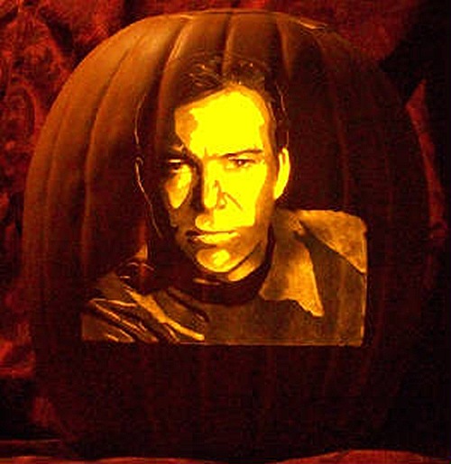 Captain Kirk Pumpkin Carving