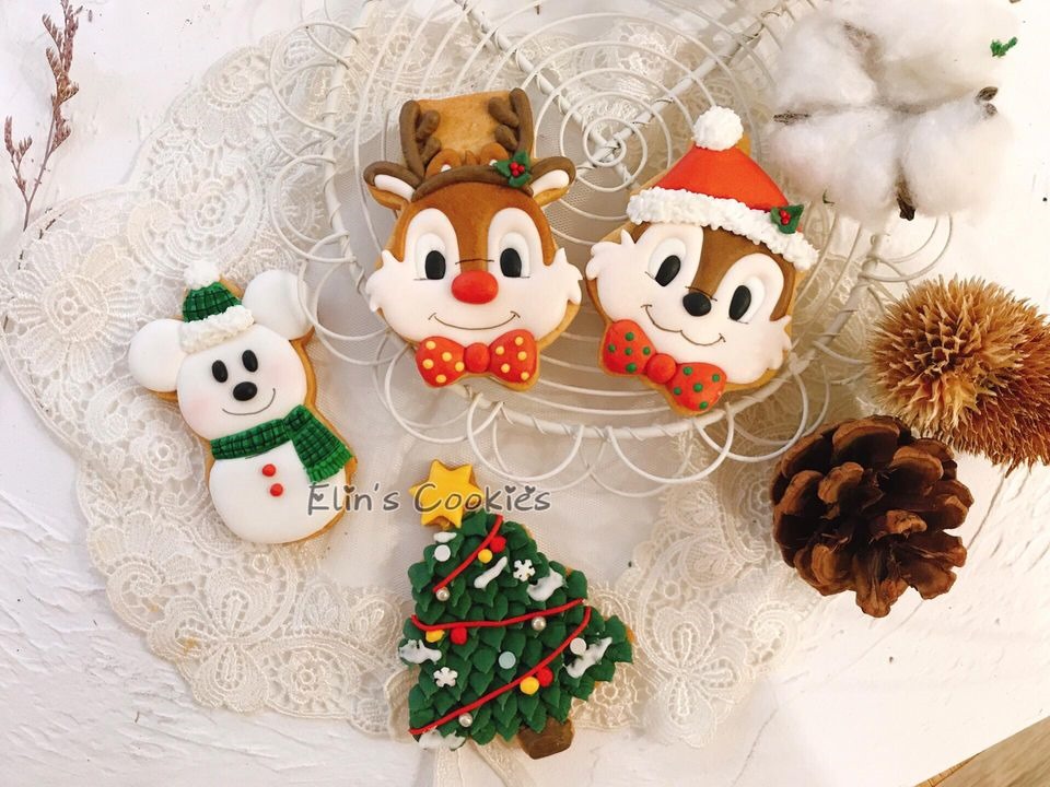 Chip and Dale Christmas Cookies