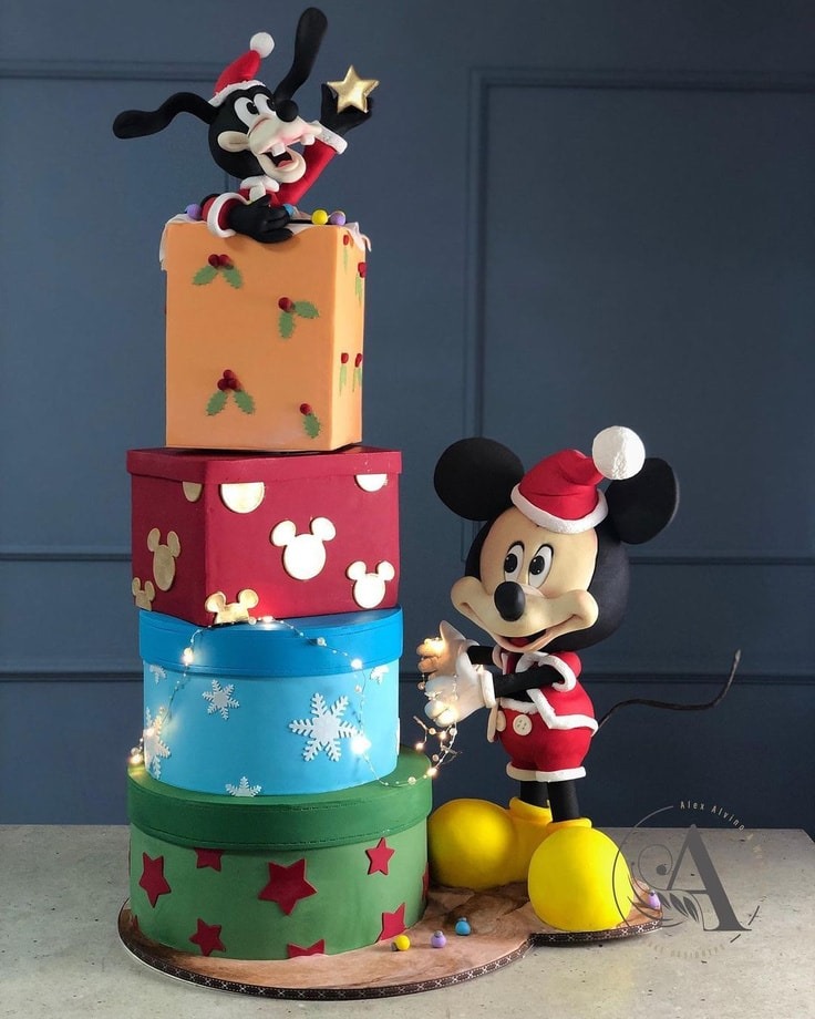 Mickey Mouse And Goofy Have Christmas Presents For You Between The Pages Blog