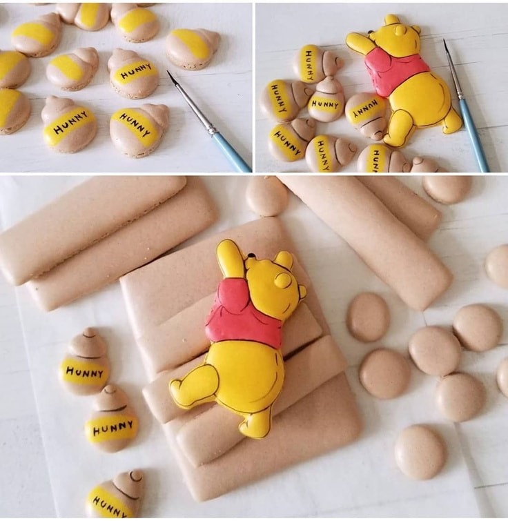 The Cutest Winnie The Pooh Macarons - Between The Pages Blog
