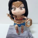 Scultped Wonder Woman Cake