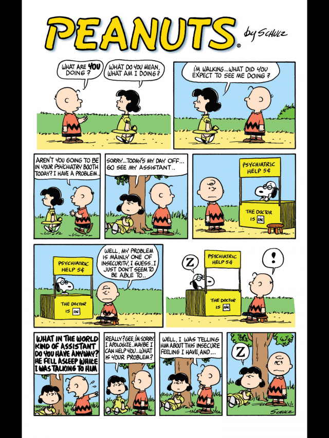 The World's Most Popular Football Holder & Psychiatrist - Lucy Van Pelt 