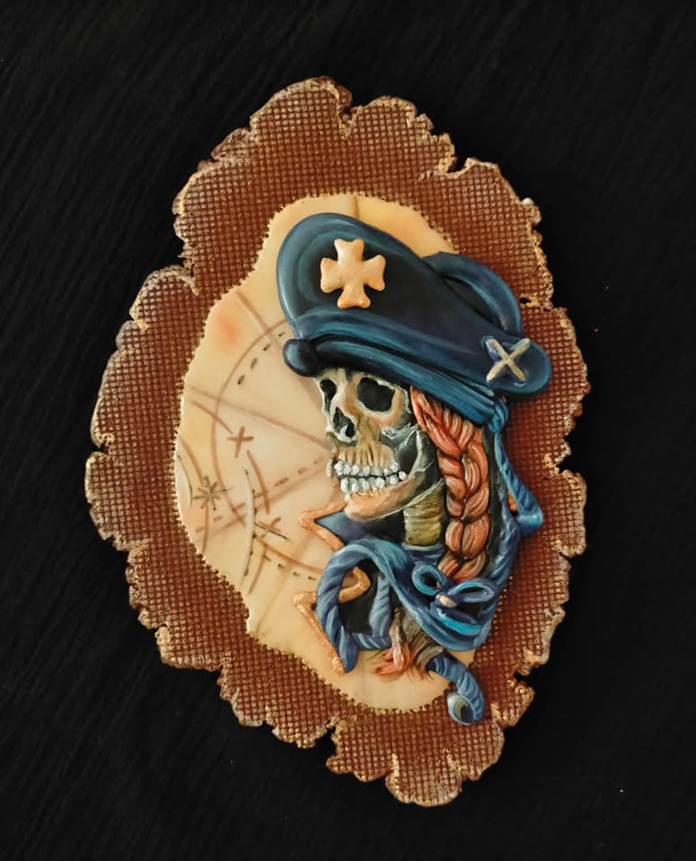 Pirate Skeleton Cookie