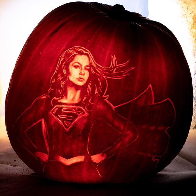 Supergirl Pumpkin Carving Between The Pages Blog