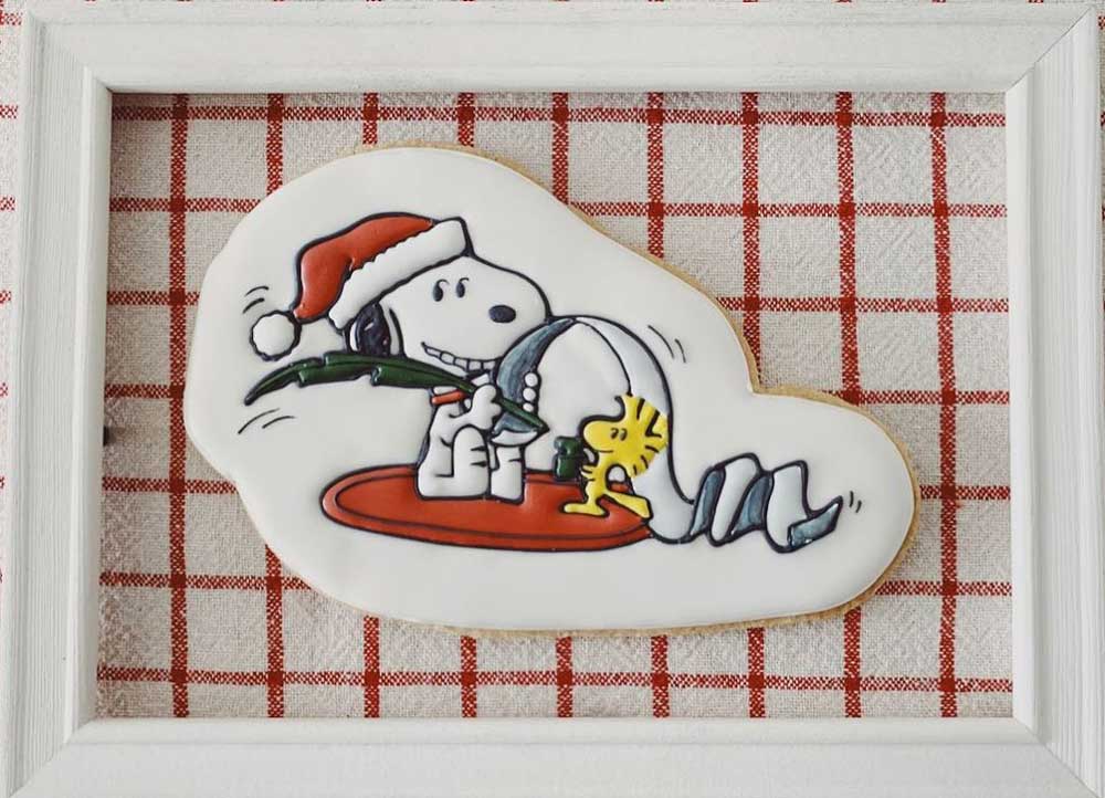 Snoopy Christmas Cookie