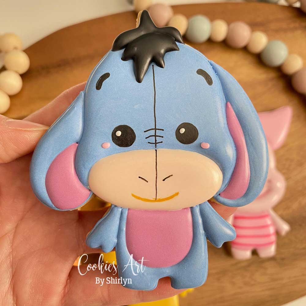 Chibi Eeyore cookie