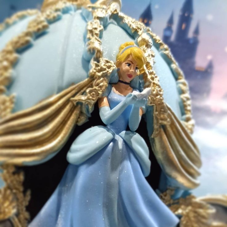 Close-up of Cinderella Carriage Easter Egg