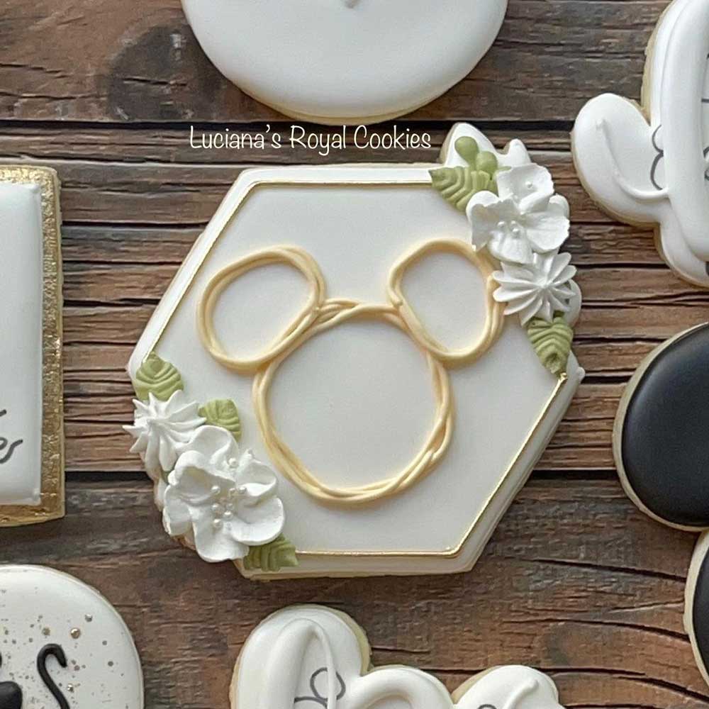 MIckey & Minnie Wedding Cookies