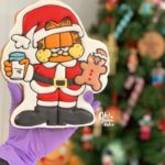 Santa Garfield Cookie