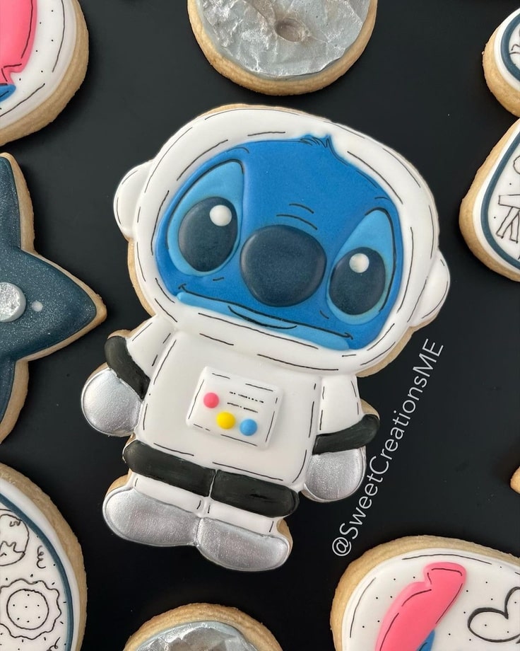 Astronaut Stitch Cookie