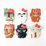 Hello Kitty & Star Wars Mashup Cookies