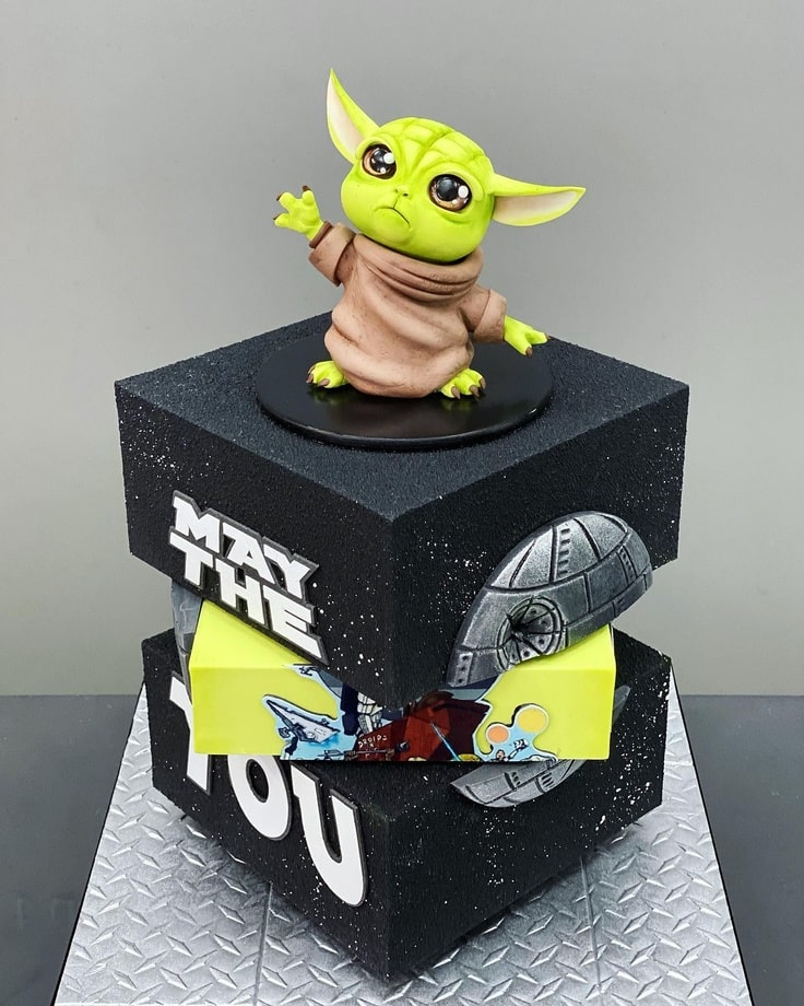 Star Wars Puzzle Cake Scrambled